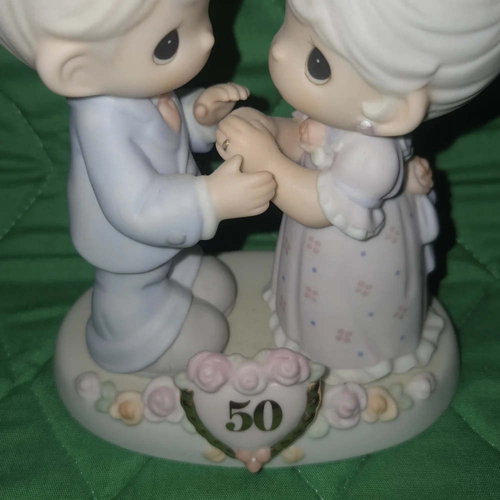 Precious Moments - 50th Anniversary - We Share a Love Forever Young Figurine